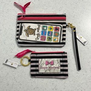 NWOT Simply Southern Wristlet & Wallet